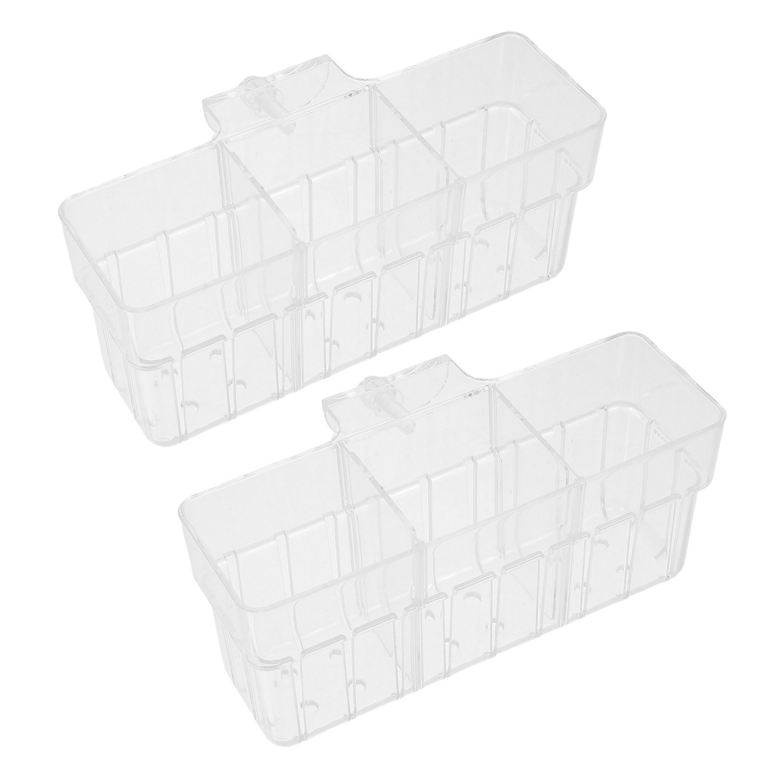 Planted Aquarium With Fish - 2Pcs Hydroponic Plant Racks Transparent Three