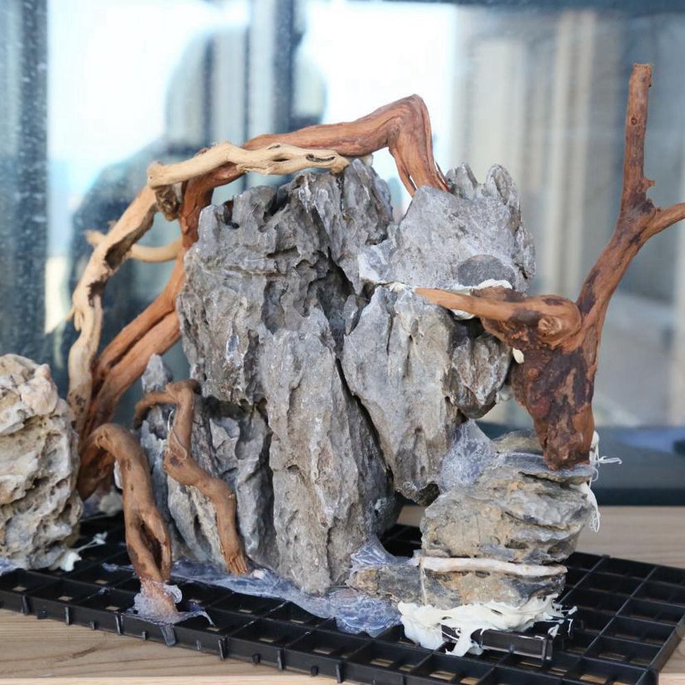 Aquarium Planted Background - N1N Wood Reptile Tank Background Aquarium
