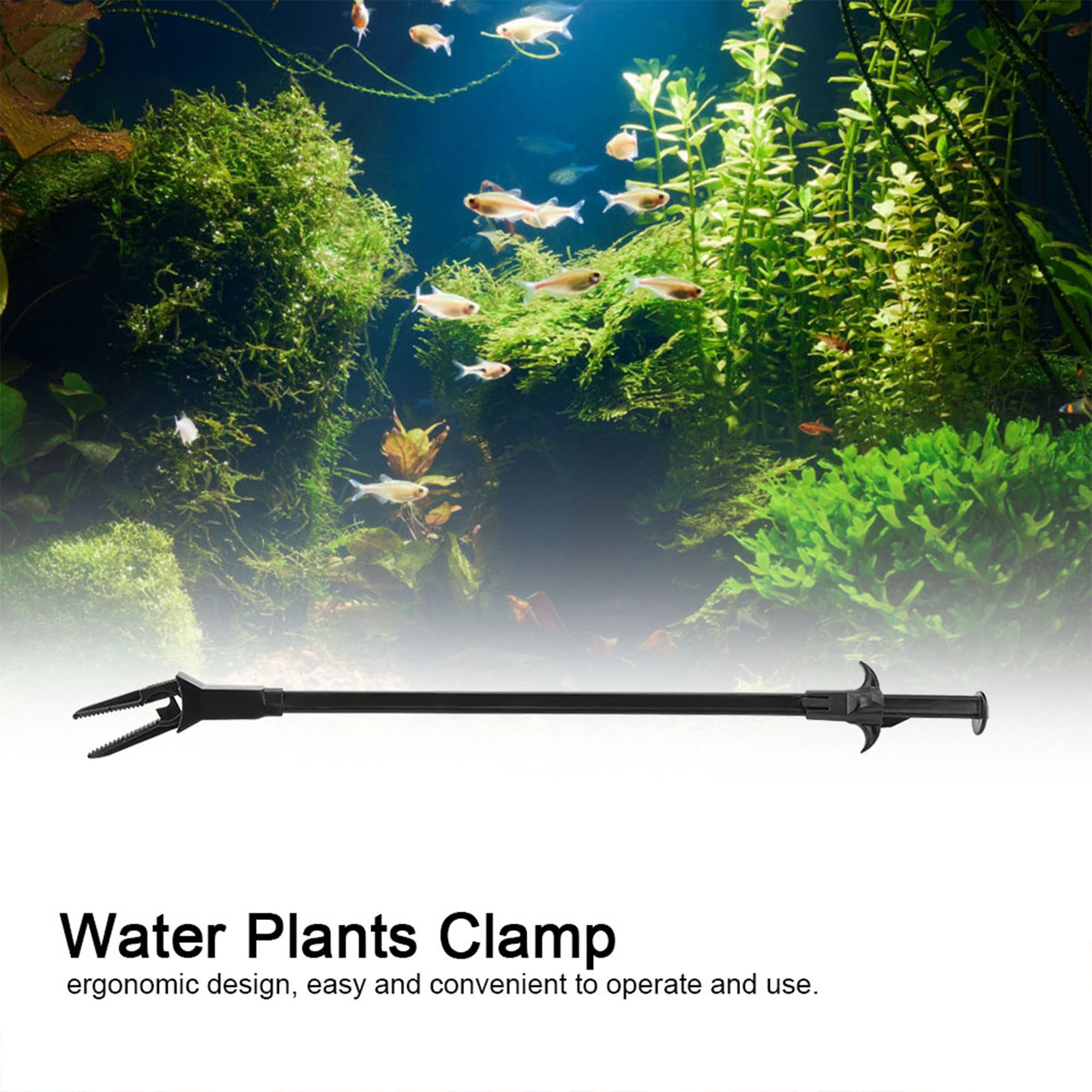 Planted Clip Tweezers - Fish Aquarium Plastic Tweezer Water Plants
