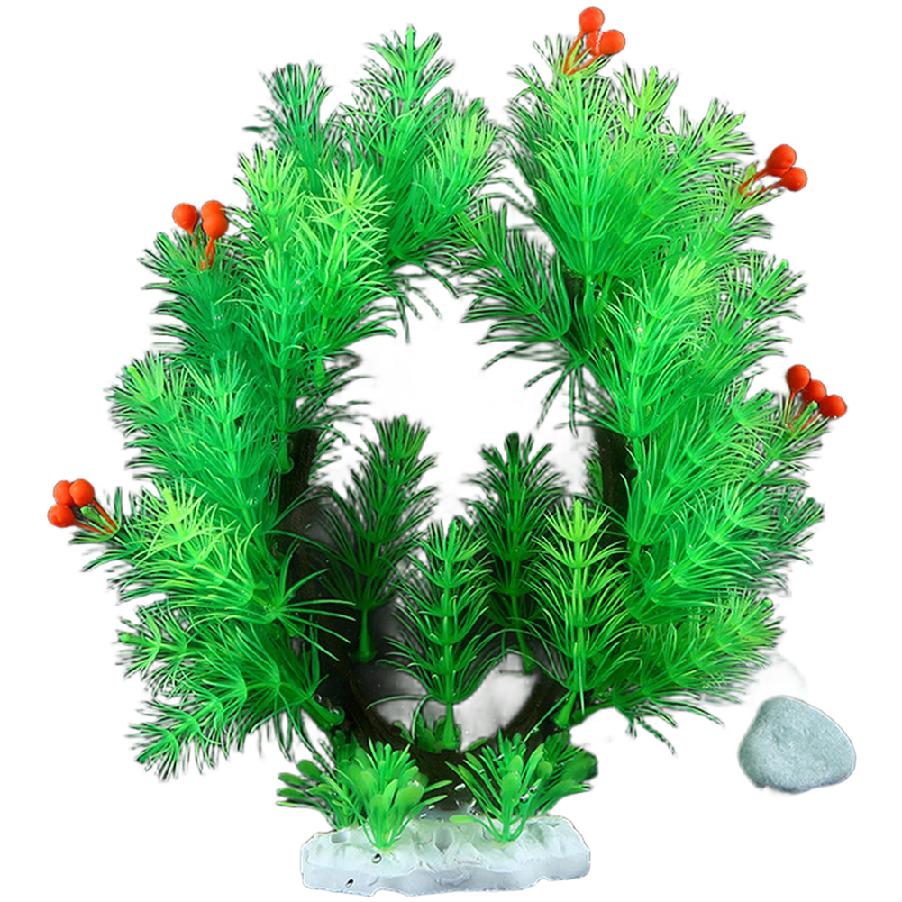 Planted Aquarium With Fish - 25cm U Shape Artificial Tree Aquarium