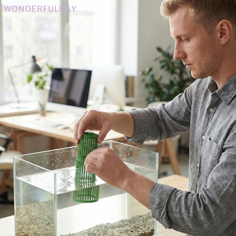 4Pcs Pet Fish Tank Landscaping - مراجعة Aquarium Plant Original وسعره