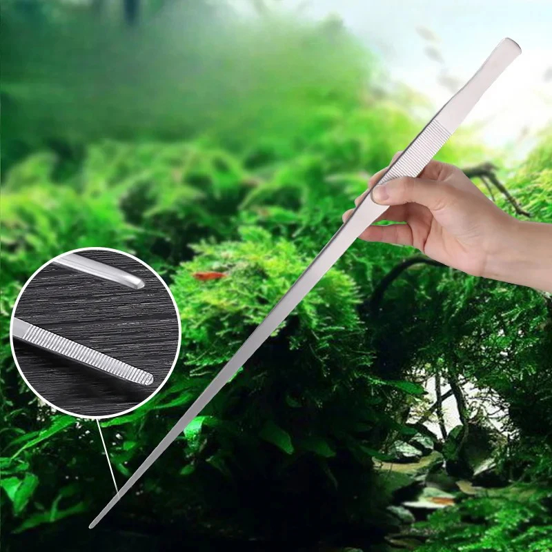 38cm Stainless Steel Aquarium  - مراجعة Planted Clip Tweezers وسعره