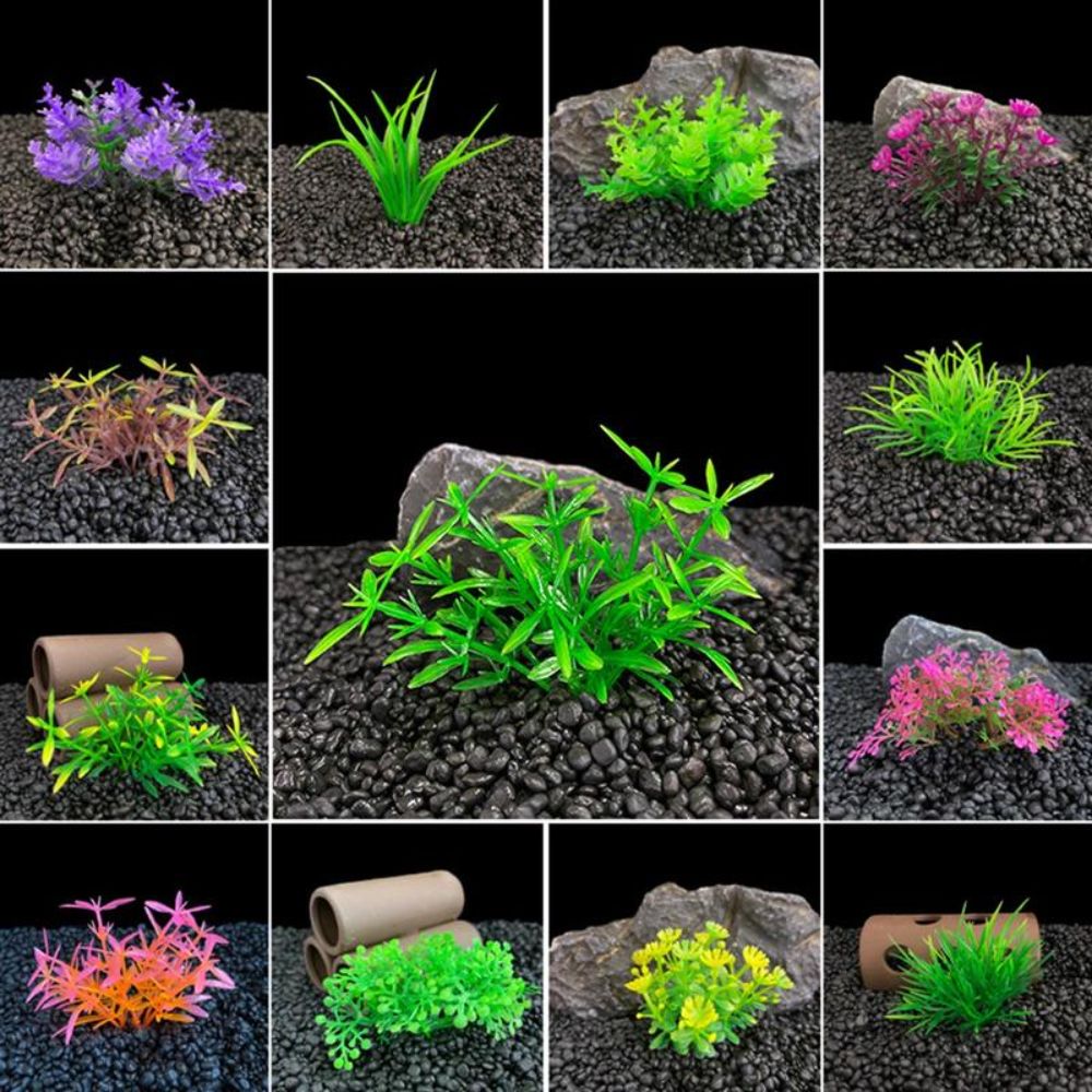 Plastic Artificial Aquarium Pl - مراجعة Aquarium Planted Background وسعره