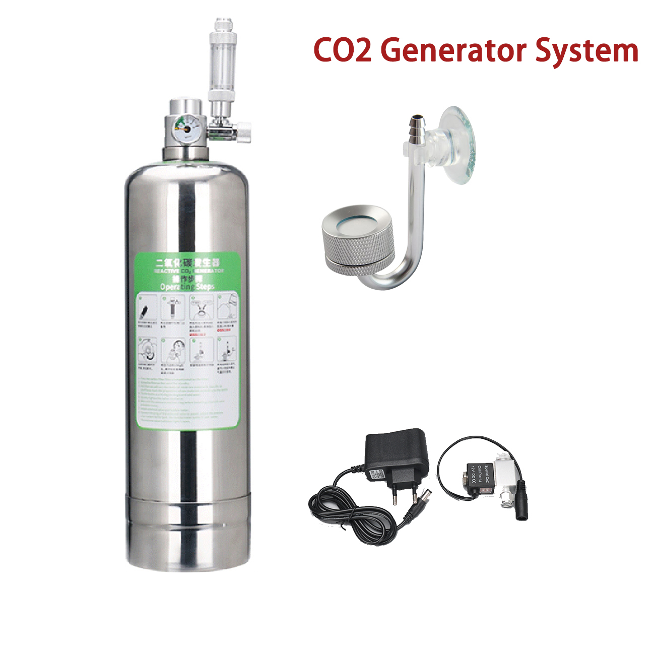 Aquarium CO2 Generator system  - مراجعة Planted Aquarium Co2 System وسعره