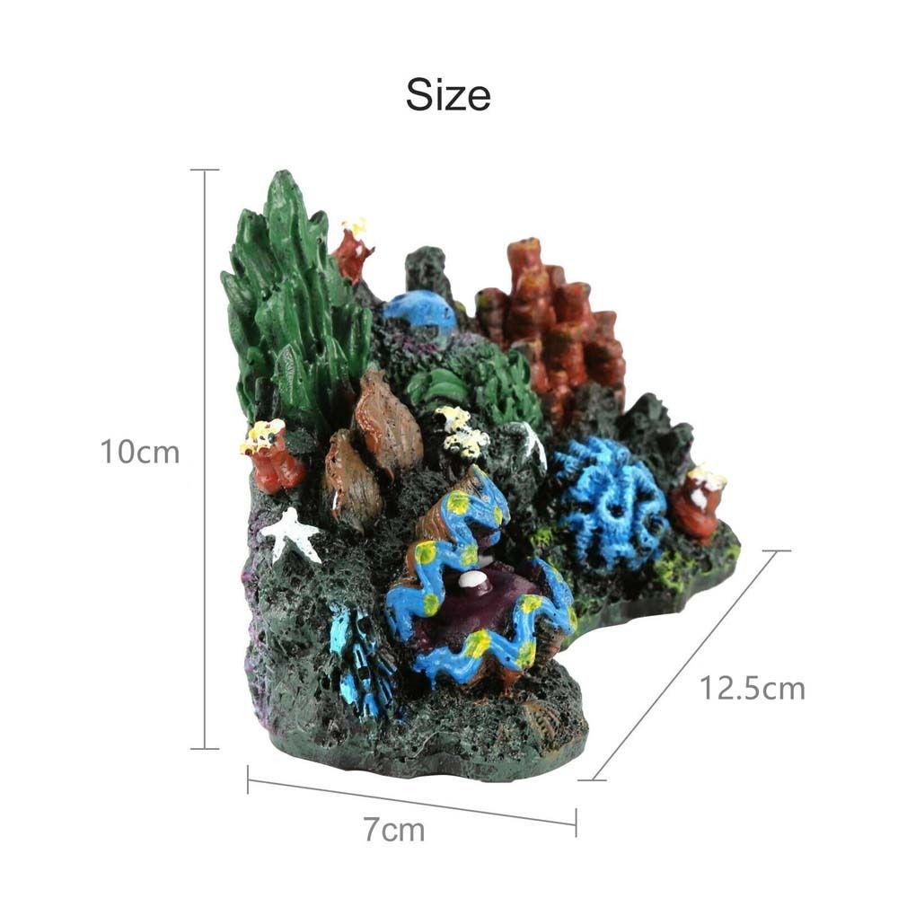 Fish Tank Ornament Simulated C - مراجعة Aquarium Planted Background وسعره