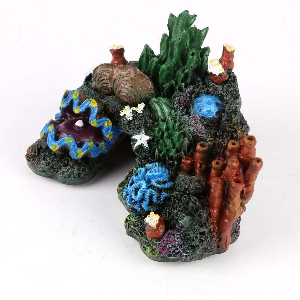 Fish Tank Ornament Simulated C - مراجعة Aquarium Planted Background وسعره