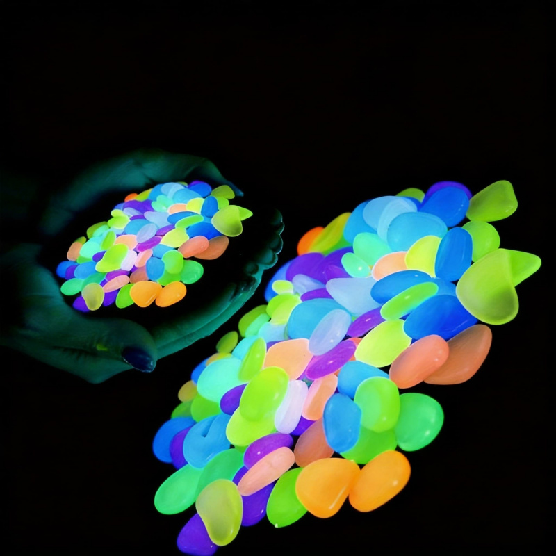 Glowing pebbles100-500pcsLumin - مراجعة Aquarium Planted Tank وسعره