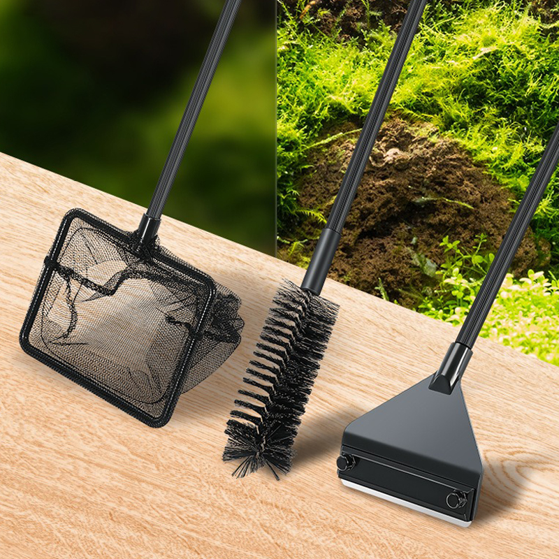 Aquarium Algae Remover Aluminu - مراجعة Planted Aquarium Tool Kit وسعره