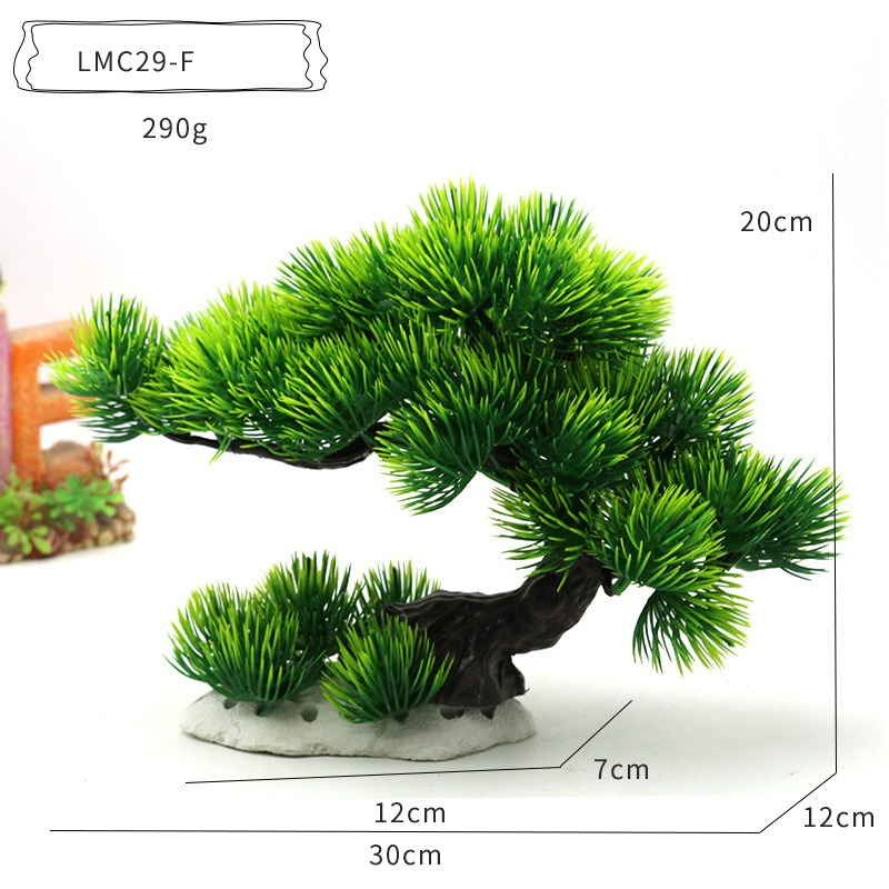 Plastic Water Plants Aquarium  - مراجعة Planted Aquarium With Rocks وسعره