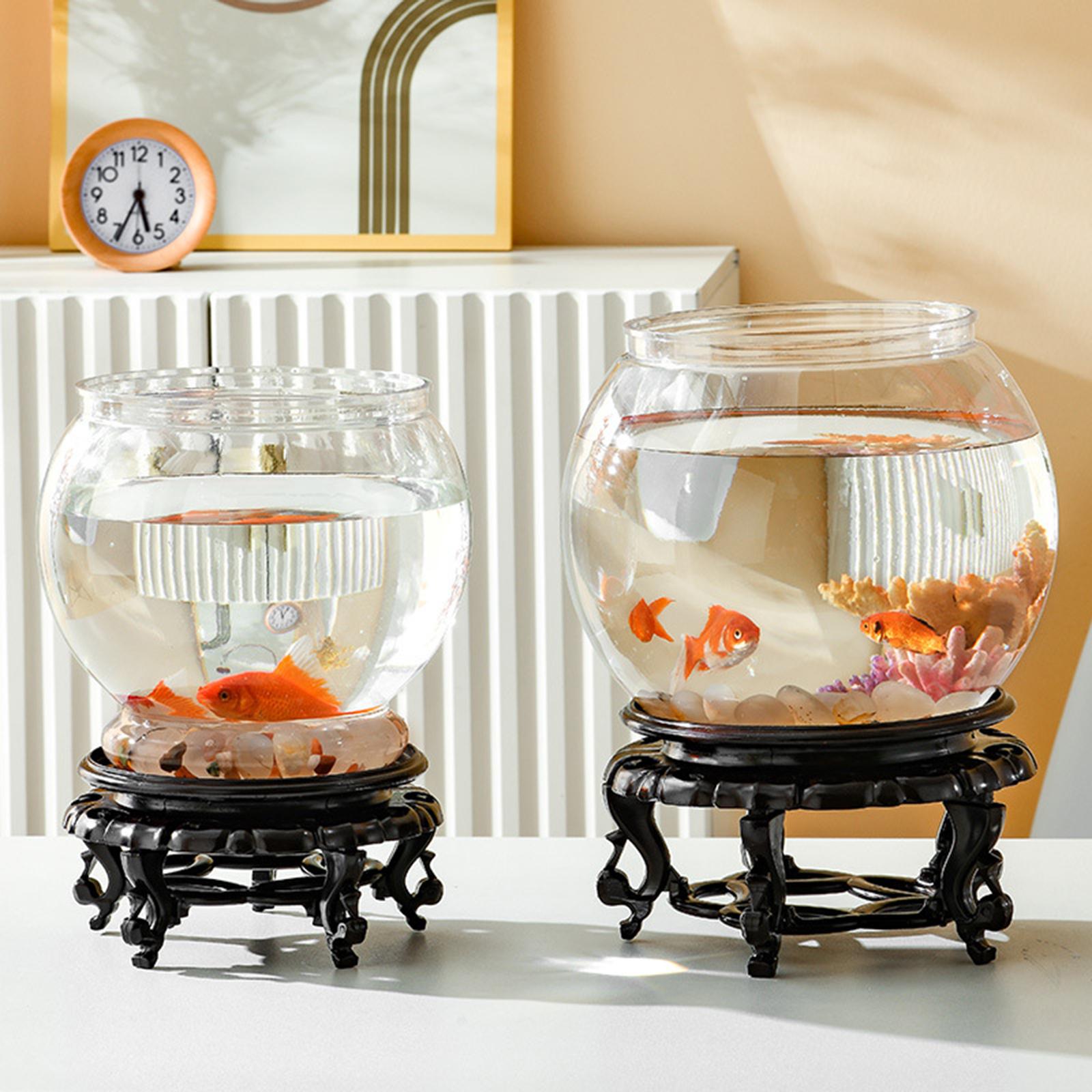Mini Aquarium Stand PET Holder - مراجعة Planted Aquarium Bowl وسعره