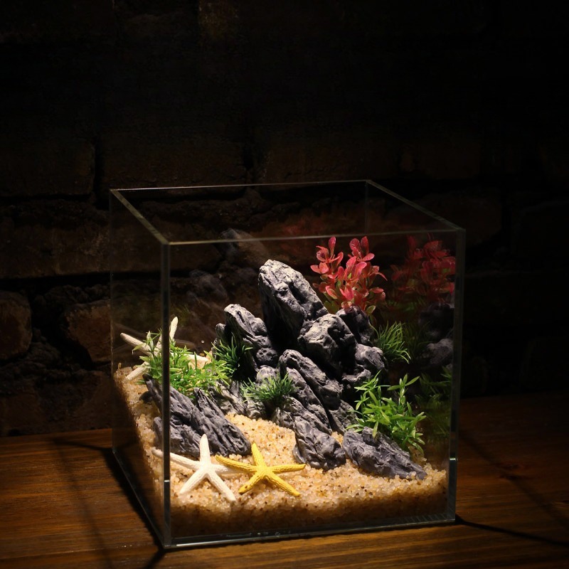 Aquarium Decor Simulation Ston - مراجعة Aquarium Planted Background وسعره