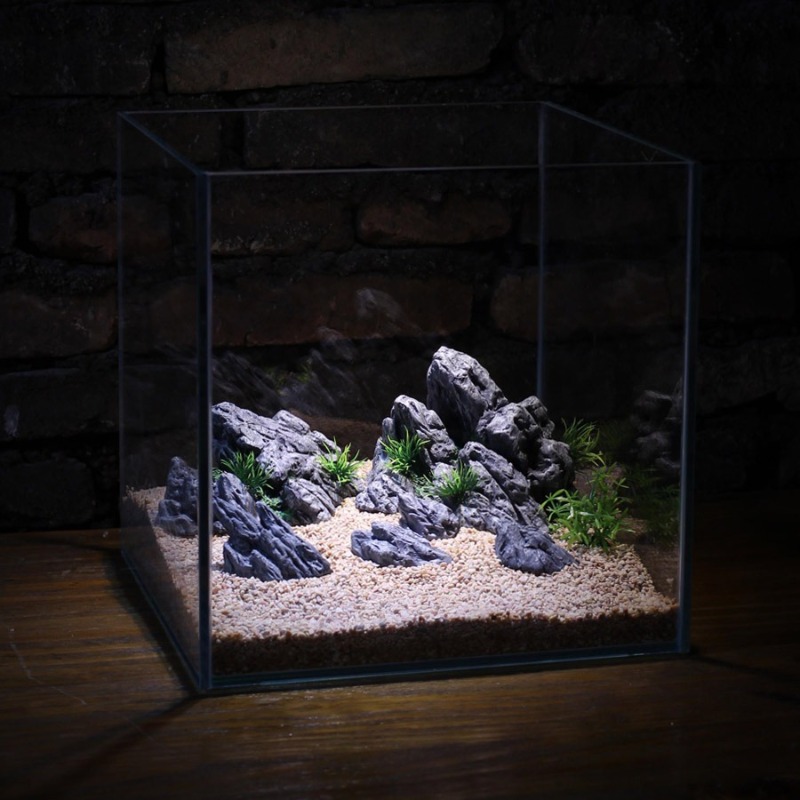Aquarium Decor Simulation Ston - مراجعة Aquarium Planted Background وسعره