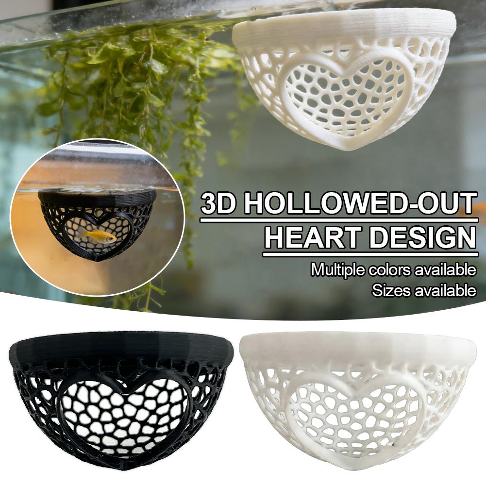 Heart-Shaped Aquarium Hideaway - مراجعة Planted Aquarium Without Fish وسعره