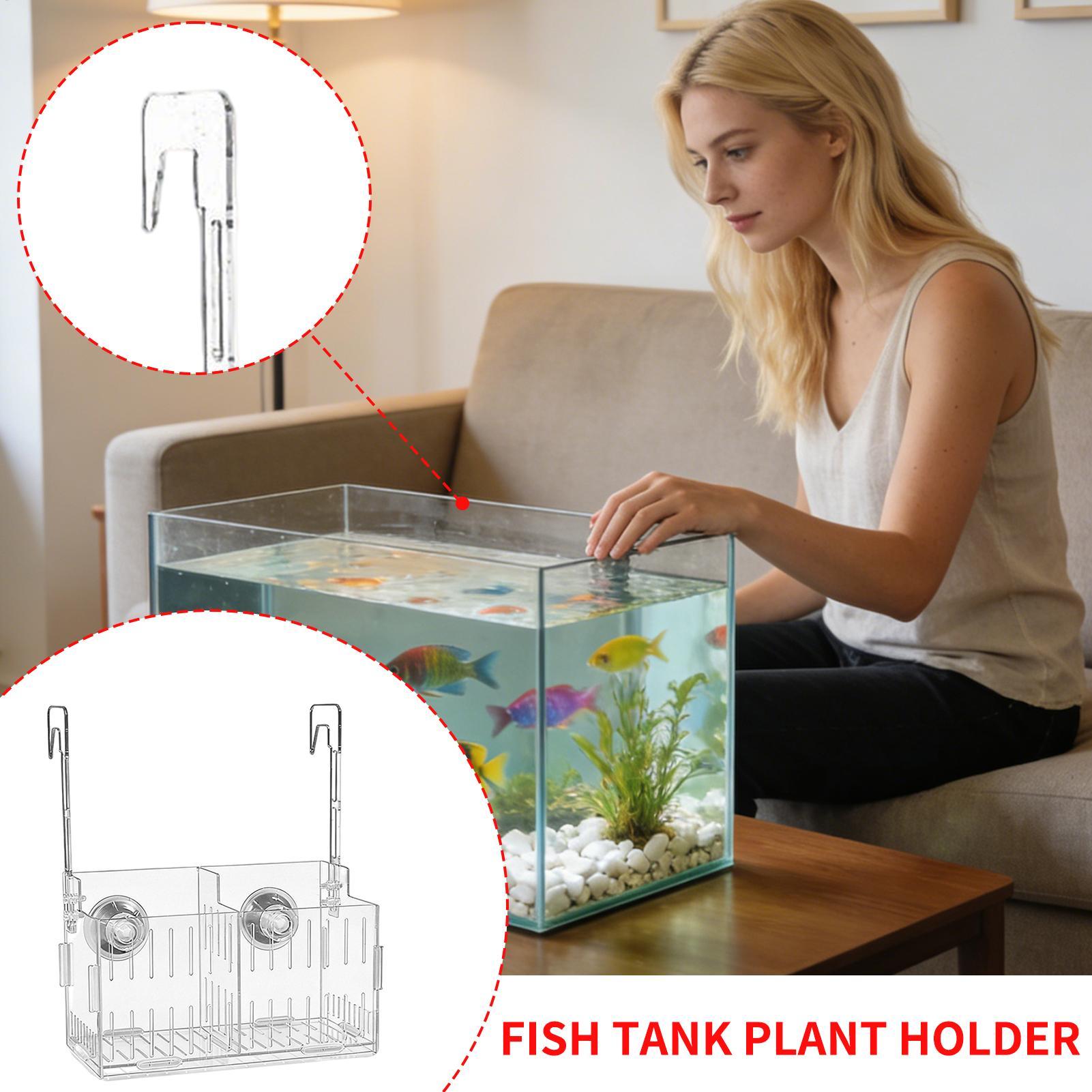 Acrylic Aquarium Plant Holder  - مراجعة Aquarium Plant Vine وسعره