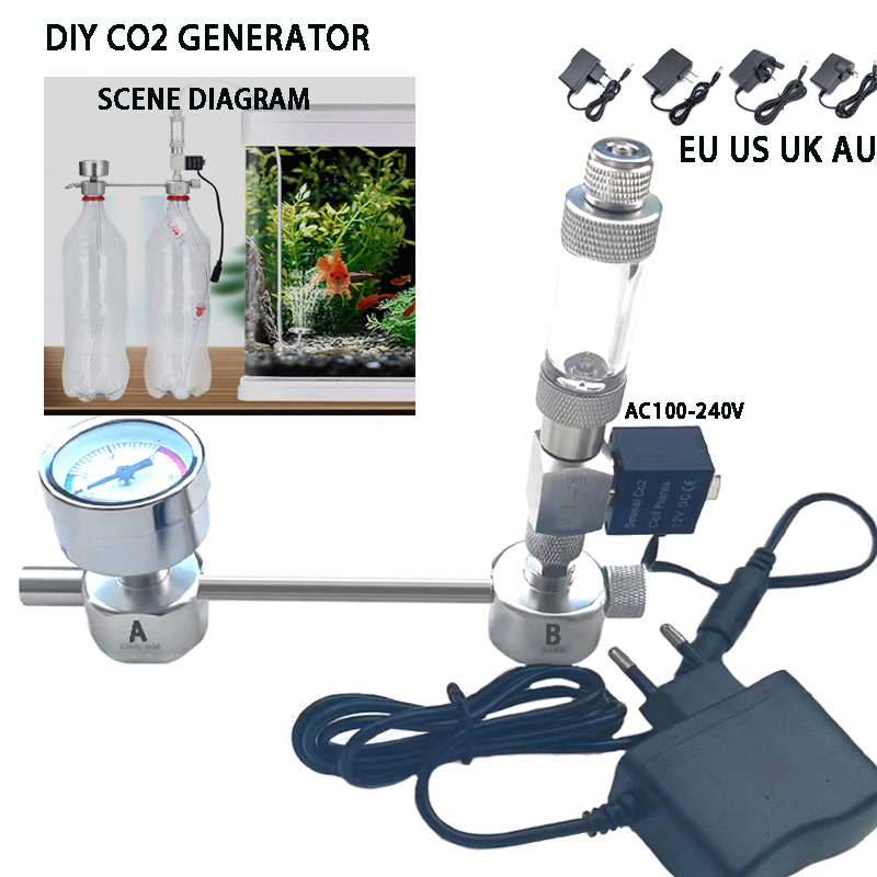 Aquarium DIY CO2 generator sys - مراجعة Planted Aquarium Co2 System وسعره