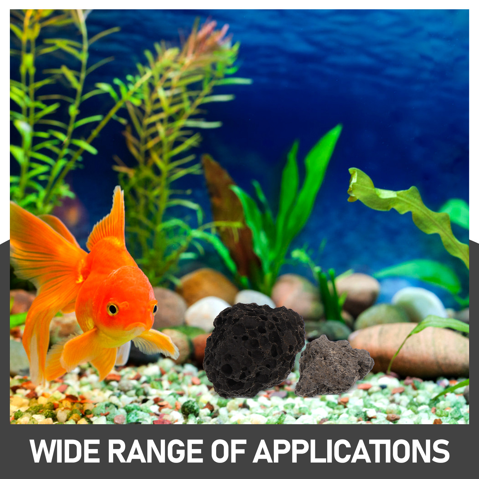 Volcanic Rock Ornaments Natura - مراجعة Planted Aquarium With Rocks وسعره