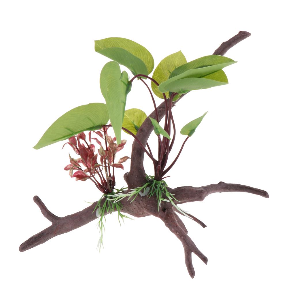 Reptile Terrarium Plant Artifi - مراجعة Aquarium Plant Vine وسعره