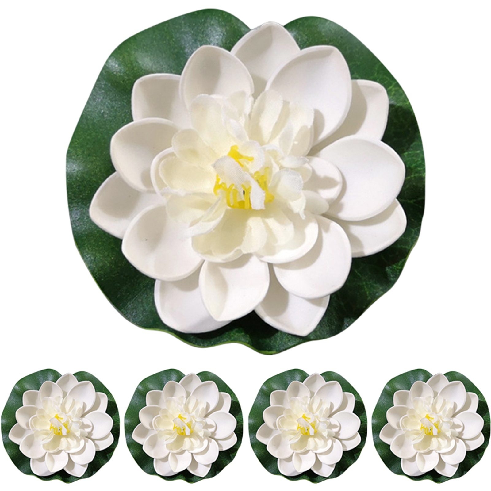 5pcs/set 10cm Artificial Lotus - مراجعة Planted Aquarium Bowl وسعره