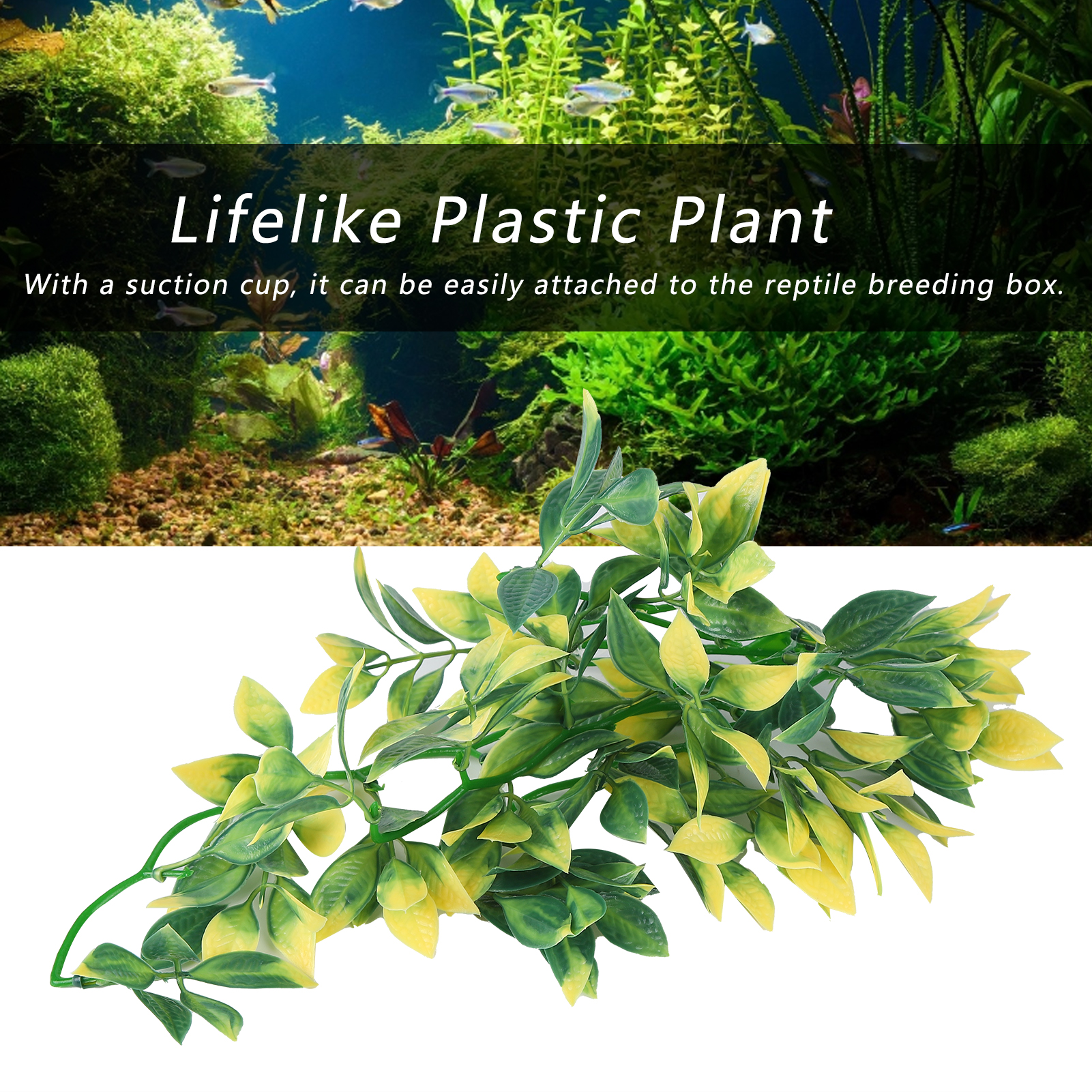 Artificial Plastic Plant High  - مراجعة Aquarium Plant Vine وسعره