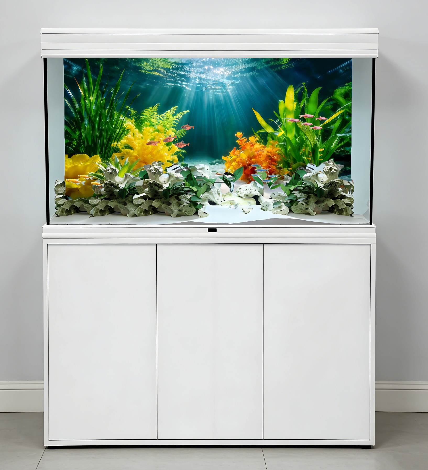 Yellow water plants, Aquarium  - مراجعة Planted Aquarium Yellow Water وسعره