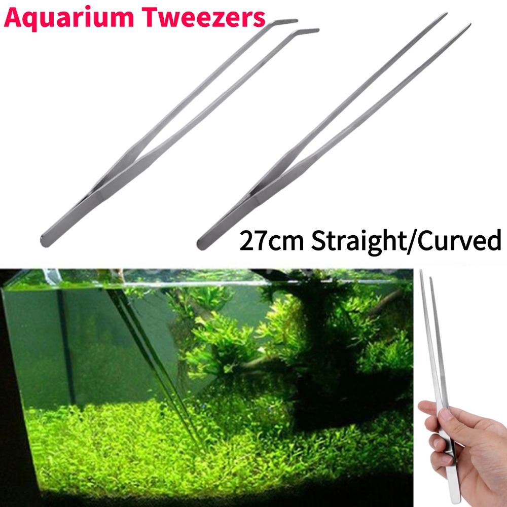Stainless Steel Aquarium Tweez - مراجعة Planted Clip Tweezers وسعره