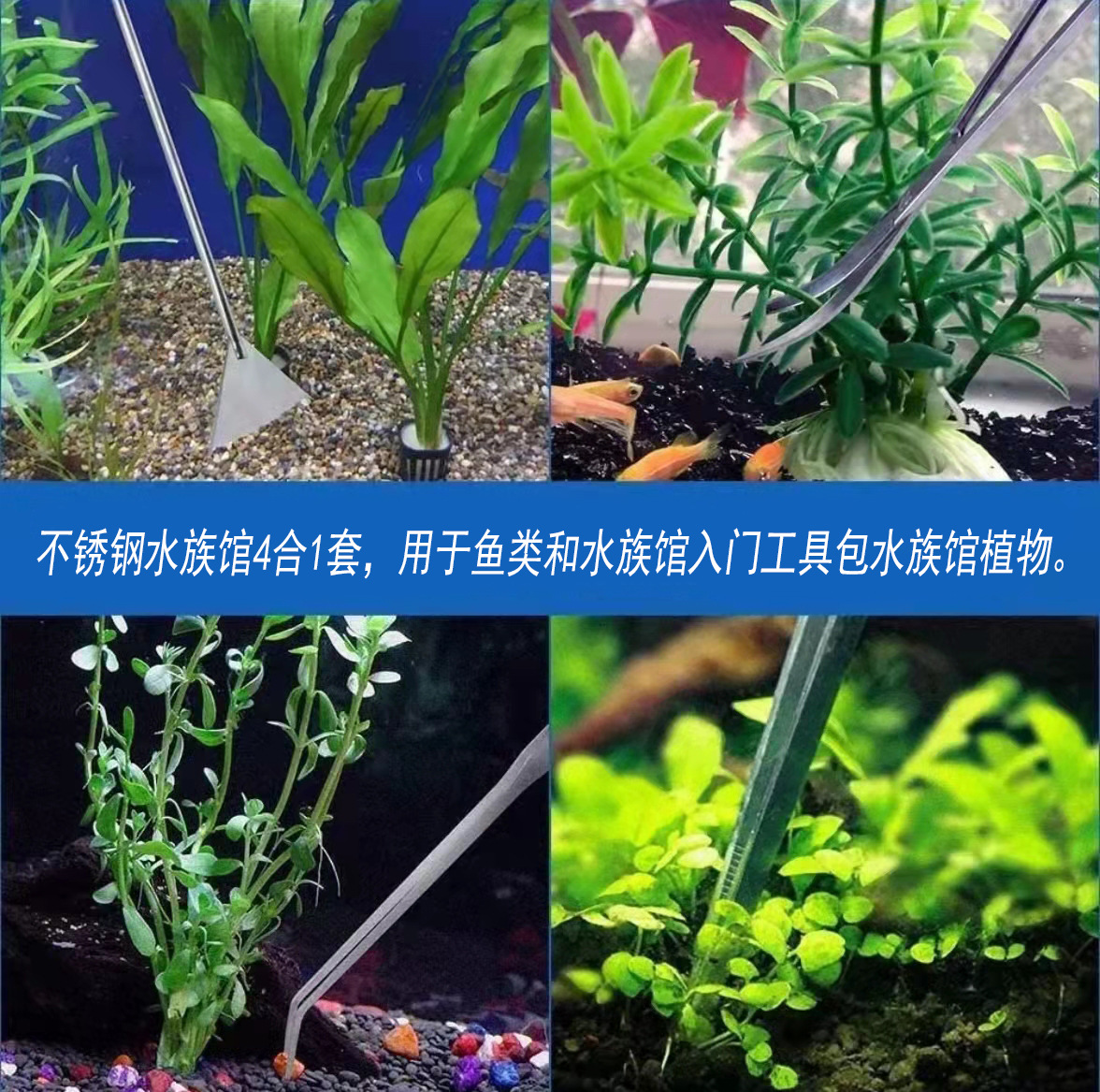48cm Stainless Steel Aquarium  - مراجعة Planted Clip Tweezers وسعره