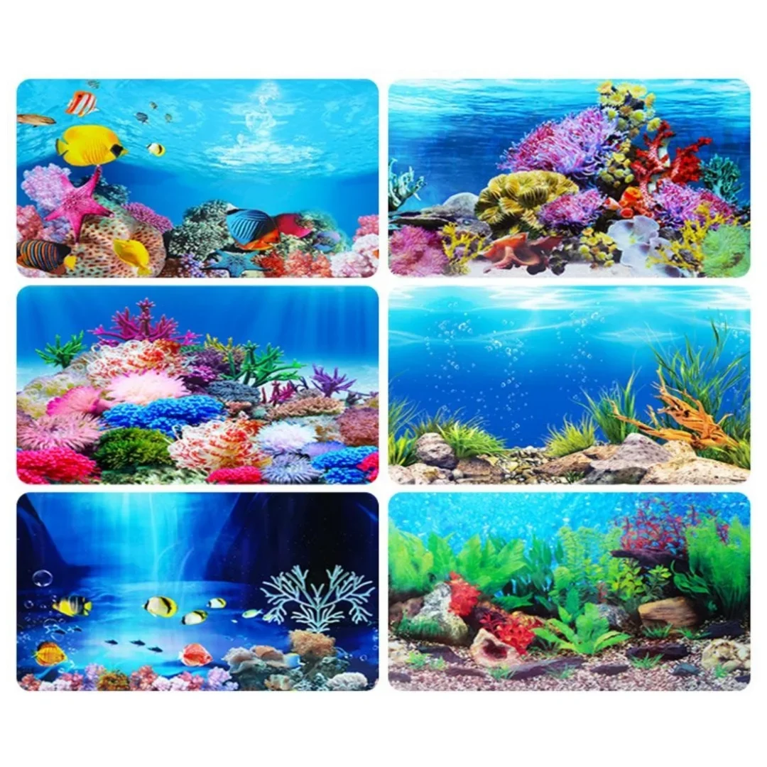 Background Aquarium 3D Sticker - مراجعة Aquarium Planted Background وسعره