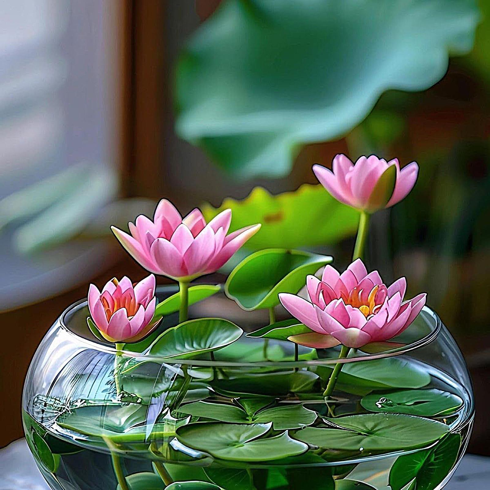 Fish Glass Bowl Glass Large Hy - مراجعة Planted Aquarium With Fish وسعره