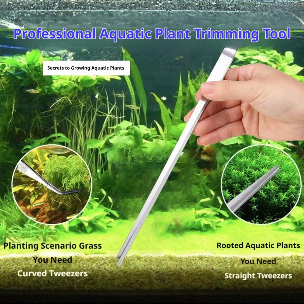 Stainless Steel Aquarium Tweez - مراجعة Planted Clip Tweezers وسعره