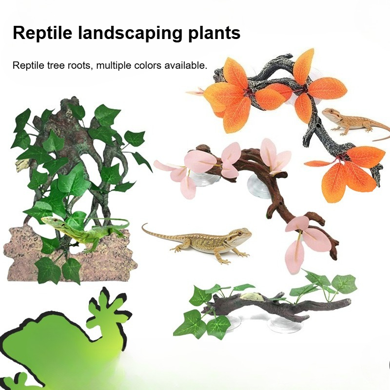Artificial Reptile Terrarium P - مراجعة Aquarium Plant Vine وسعره