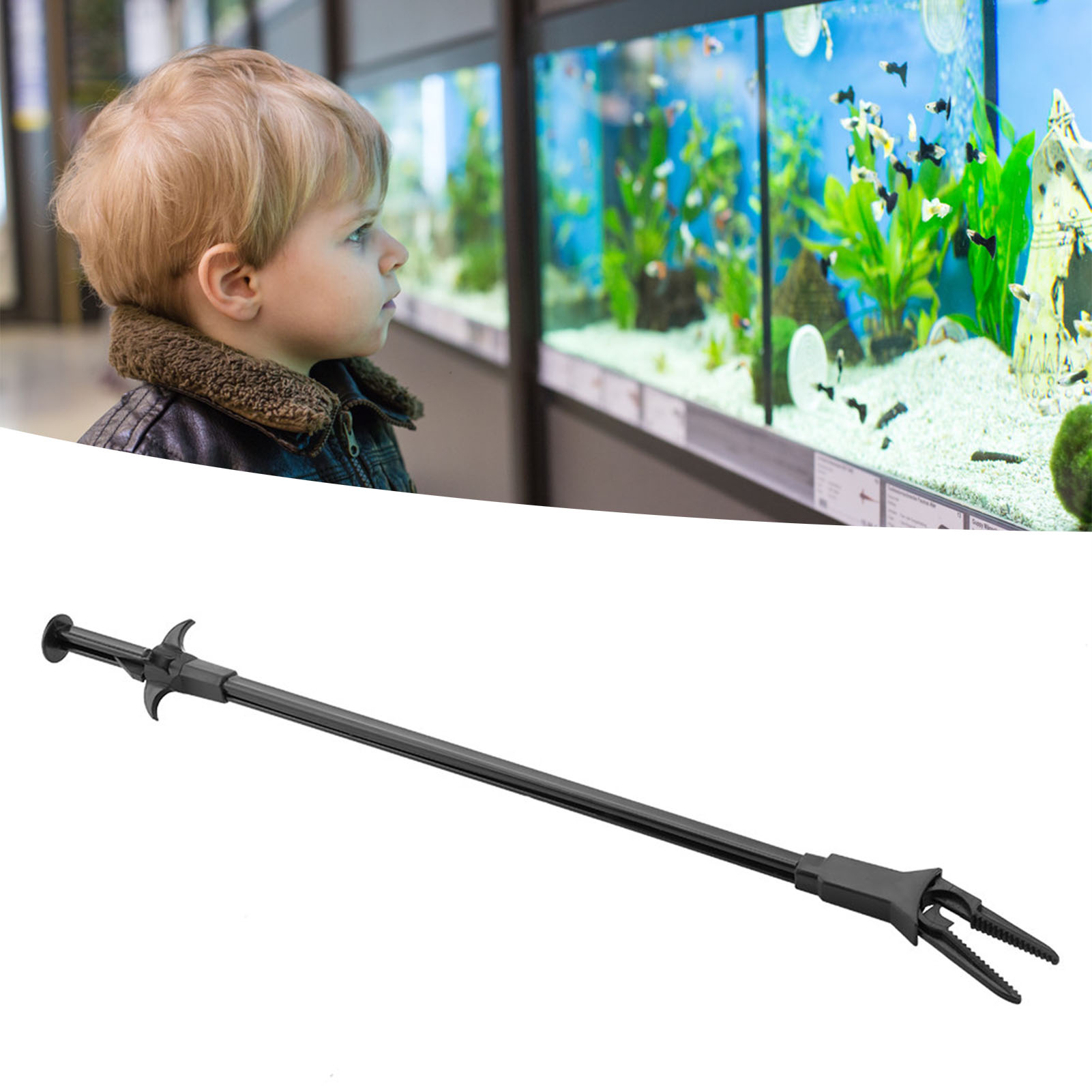 Fish  Cleaning Tool Fish  Aqua - مراجعة Planted Clip Tweezers وسعره