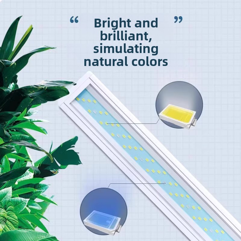 Full Spectrum LED Aquarium Lig - مراجعة Aquarium Planted Background وسعره