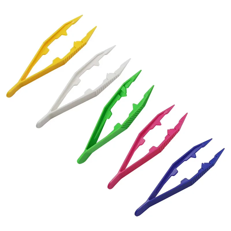 1PC  Plastic Clip Children DIY - مراجعة Planted Clip Tweezers وسعره