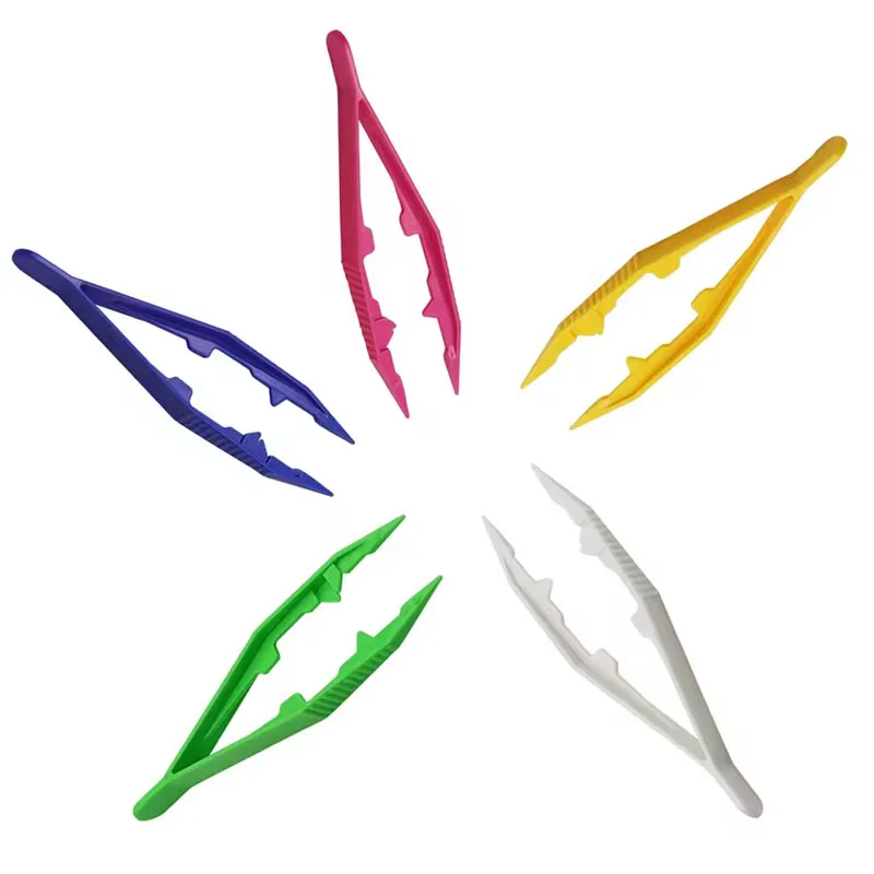 1PC  Plastic Clip Children DIY - مراجعة Planted Clip Tweezers وسعره