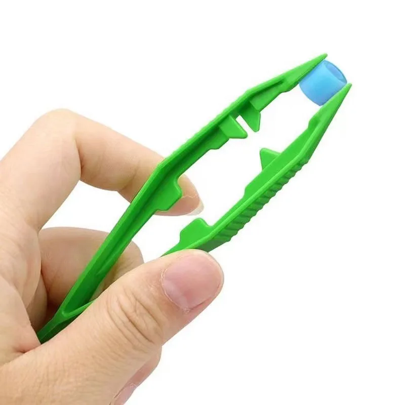 1PC  Plastic Clip Children DIY - مراجعة Planted Clip Tweezers وسعره