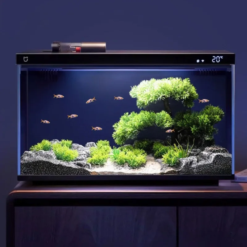 Fish Tank Decoration Simulatio - مراجعة Planted Aquarium With Rocks وسعره