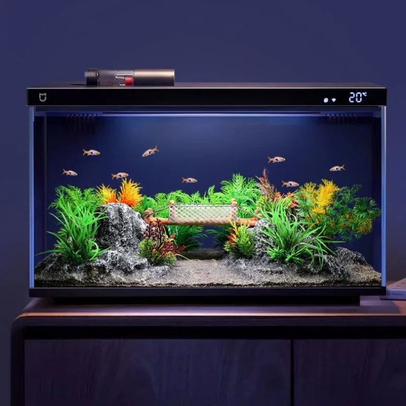 Fish Tank Decoration Simulatio - مراجعة Planted Aquarium With Rocks وسعره