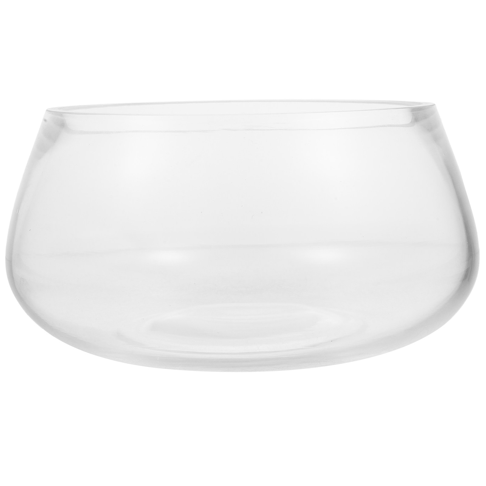 Round Clear Glass Mini Aquariu - مراجعة Aquarium Planted Shop وسعره
