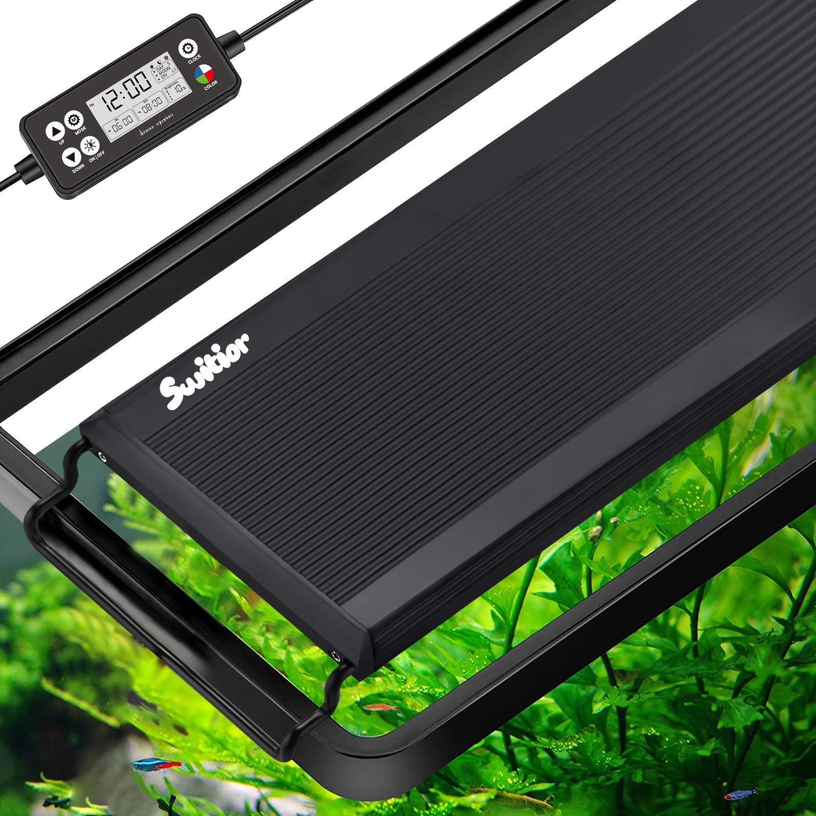 12-43 Inch Aquarium Light Prog - مراجعة Planted Aquarium Without Fish وسعره