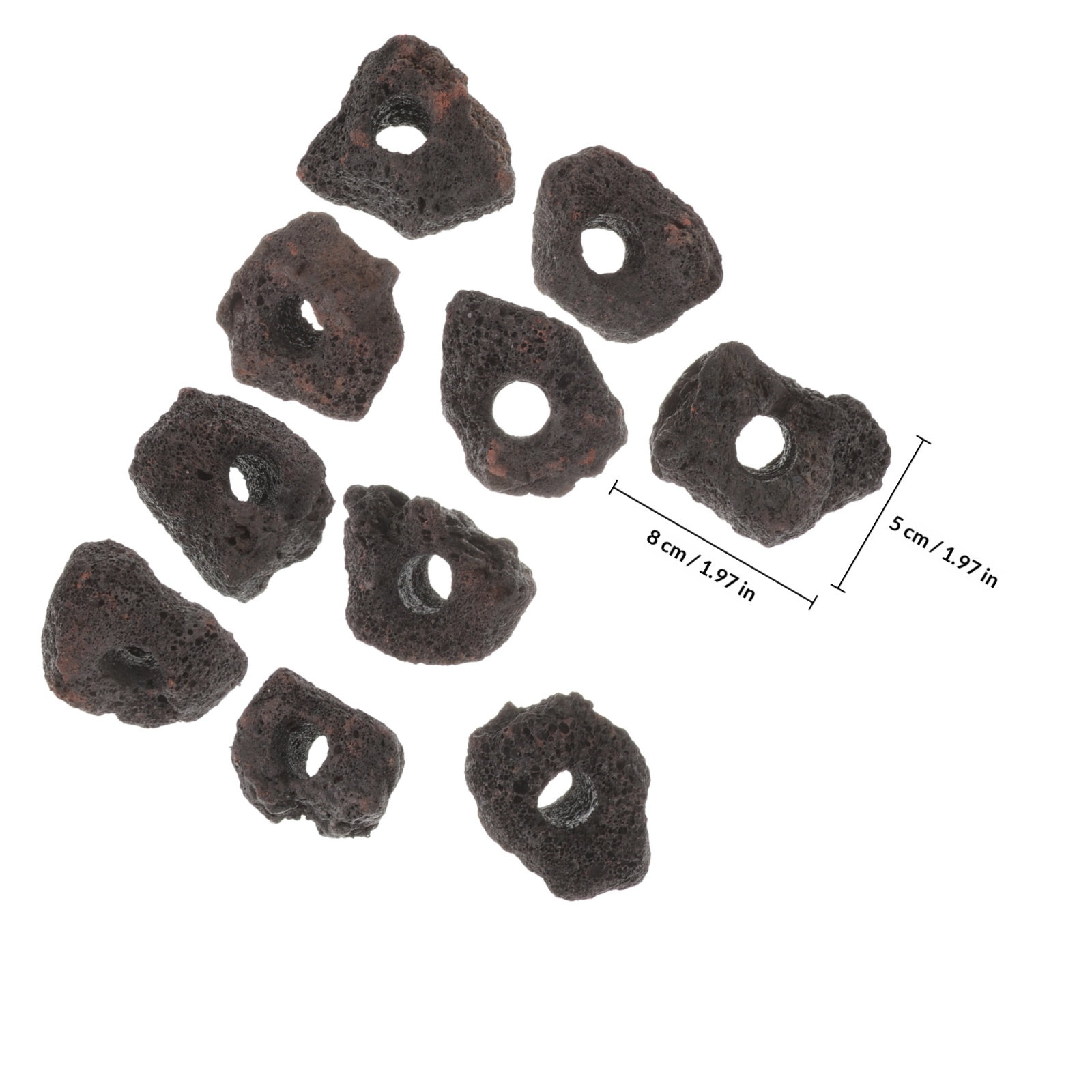 10Pcs Volcanic Rocks Fixed Rin - مراجعة Planted Aquarium With Rocks وسعره