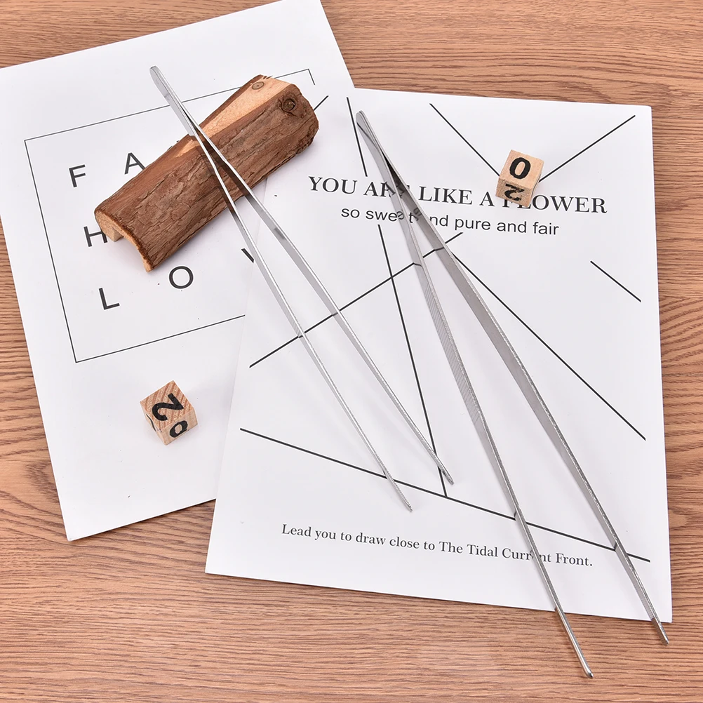 12.5-30cm Stainless Steel Medi - مراجعة Planted Clip Tweezers وسعره