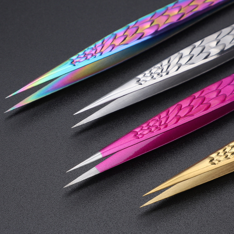 2PCS Tweezers For False Eyelas - مراجعة Planted Clip Tweezers وسعره
