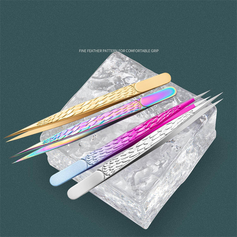 2PCS Tweezers For False Eyelas - مراجعة Planted Clip Tweezers وسعره