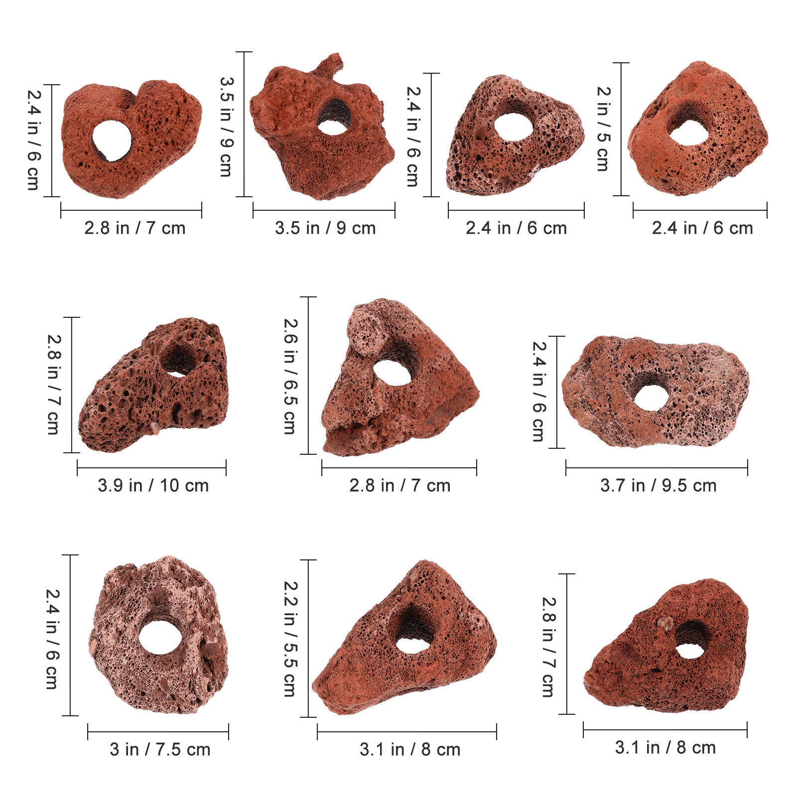 10Pcs Aquarium Stone Cave Orna - مراجعة Planted Aquarium With Rocks وسعره