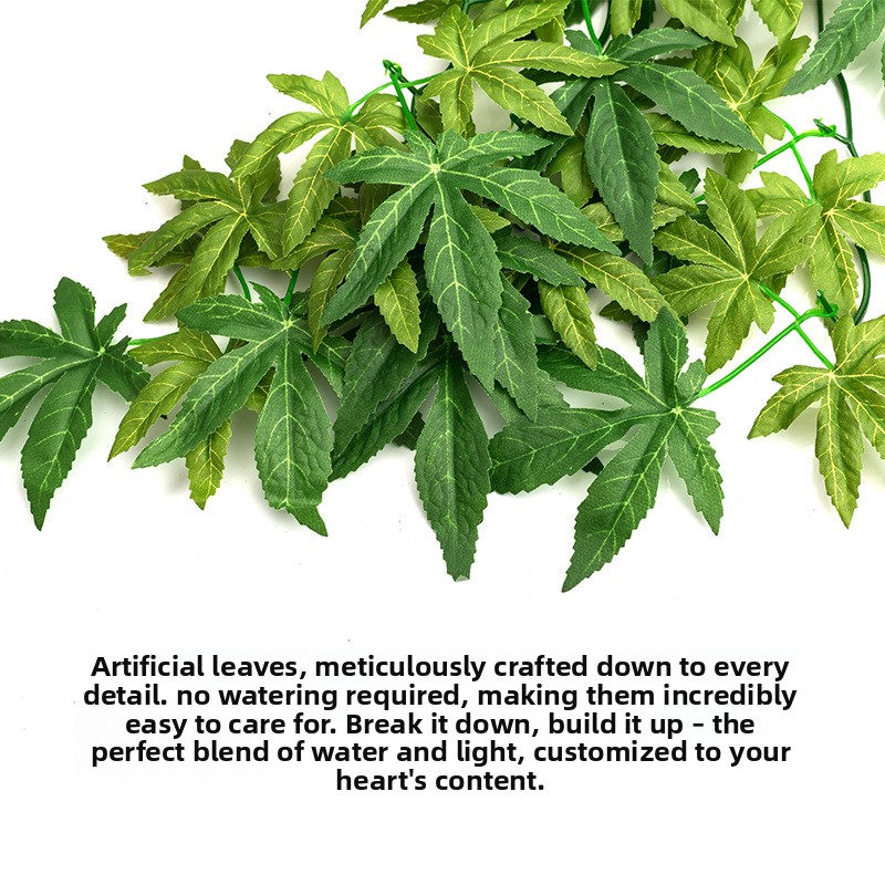 Reptizoo Artificial Plants for - مراجعة Aquarium Plant Vine وسعره