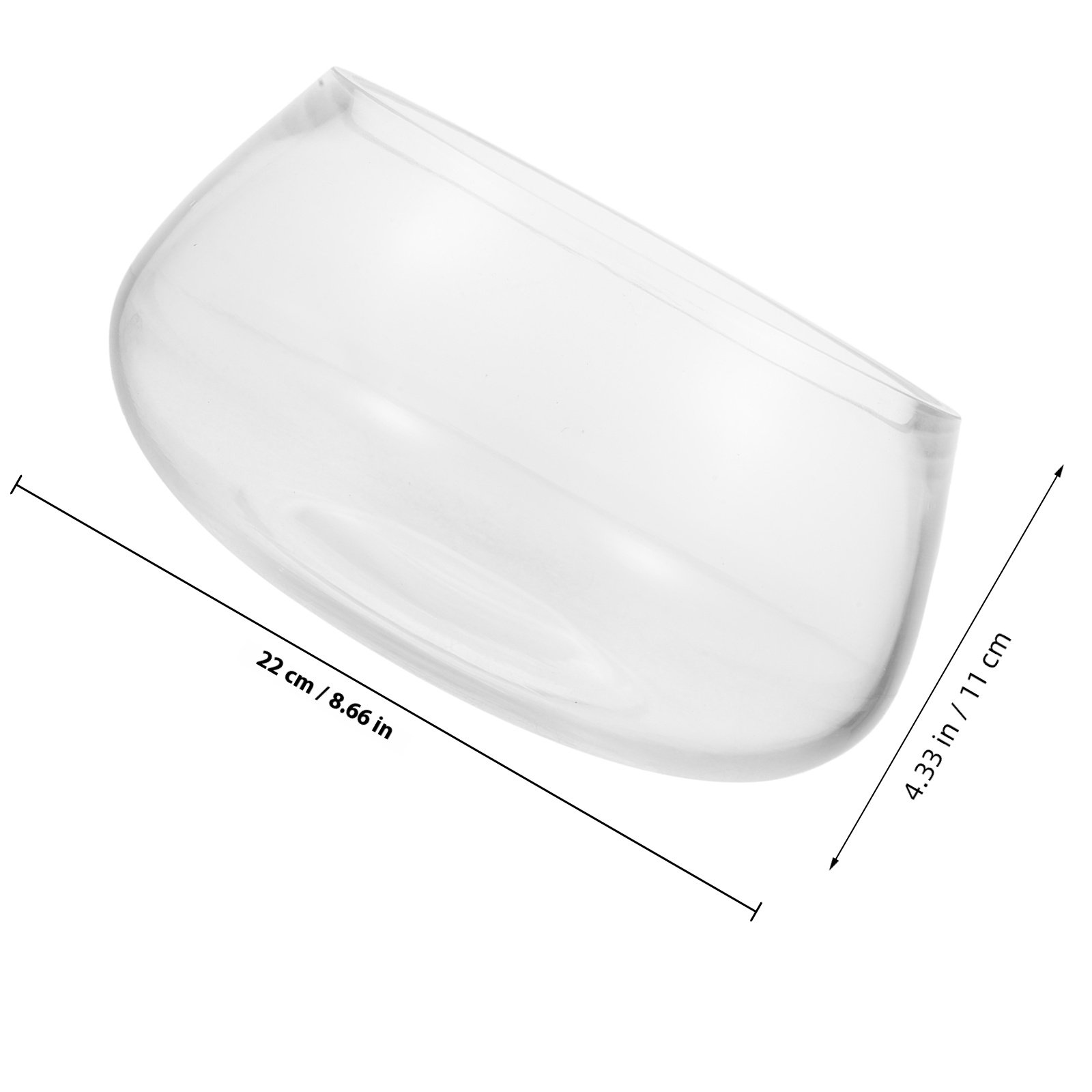 Round Mini Aquarium Transparen - مراجعة Aquarium Planted Shop وسعره