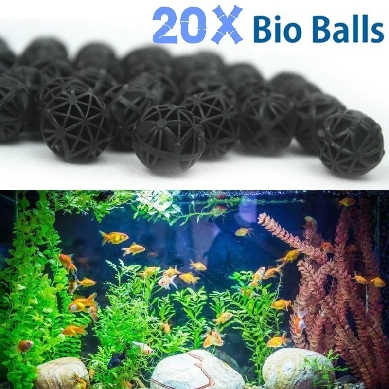 20Pcs 16mm Aquarium Filter Bio - مراجعة Aquarium Plant Fertilizer وسعره