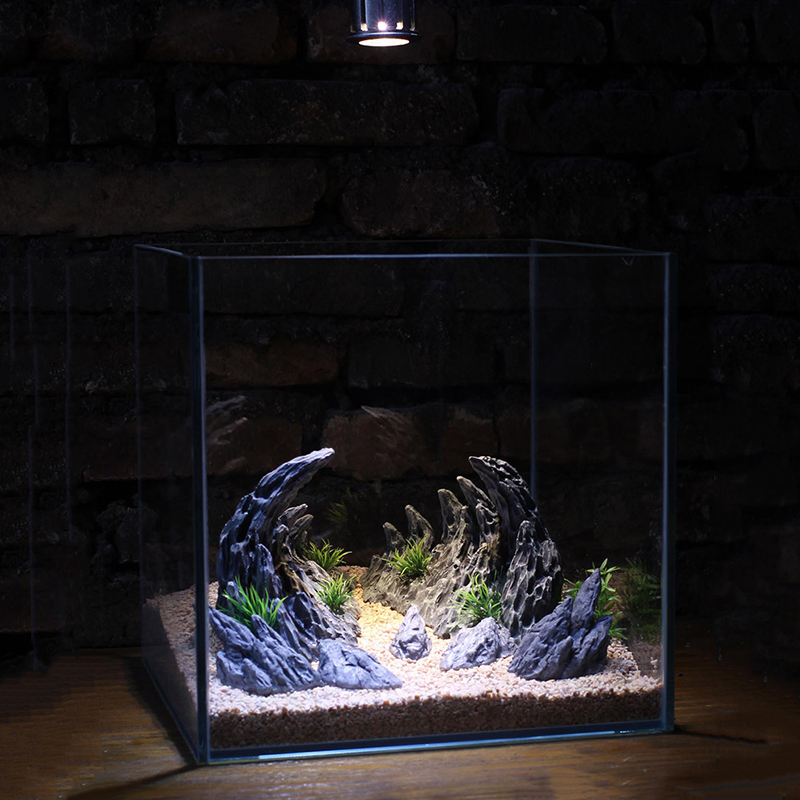 Fish Tank Simulation Stone Can - مراجعة Planted Aquarium With Rocks وسعره