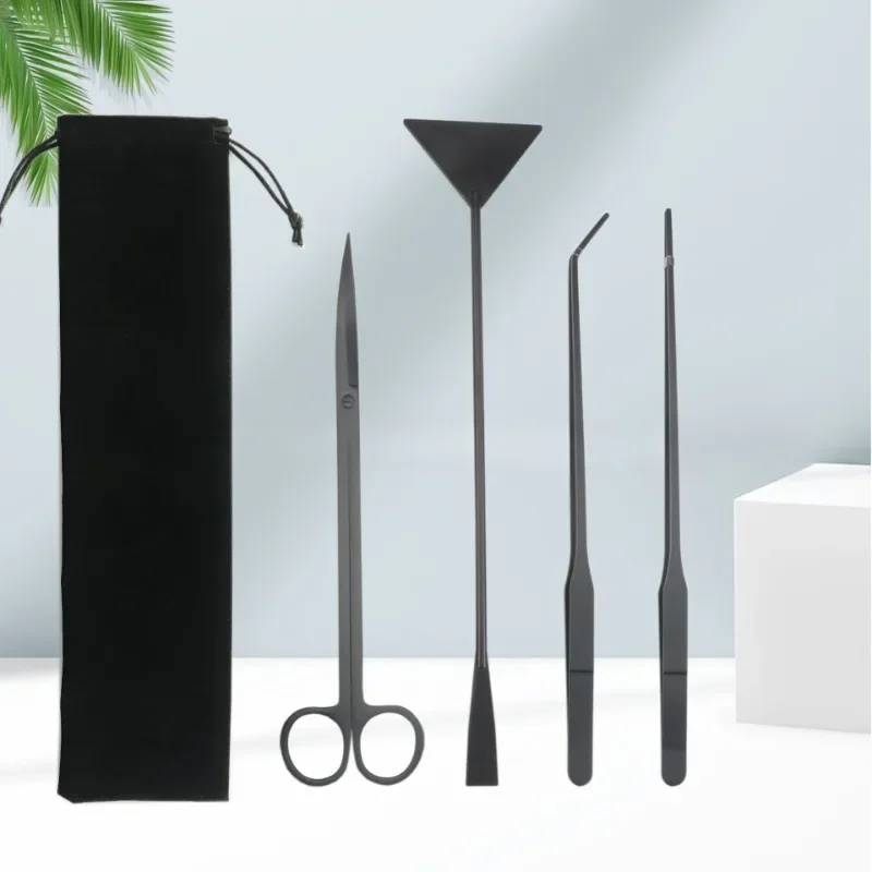 Water Grass Scissors Set Four  - مراجعة Planted Aquarium Tool Kit وسعره